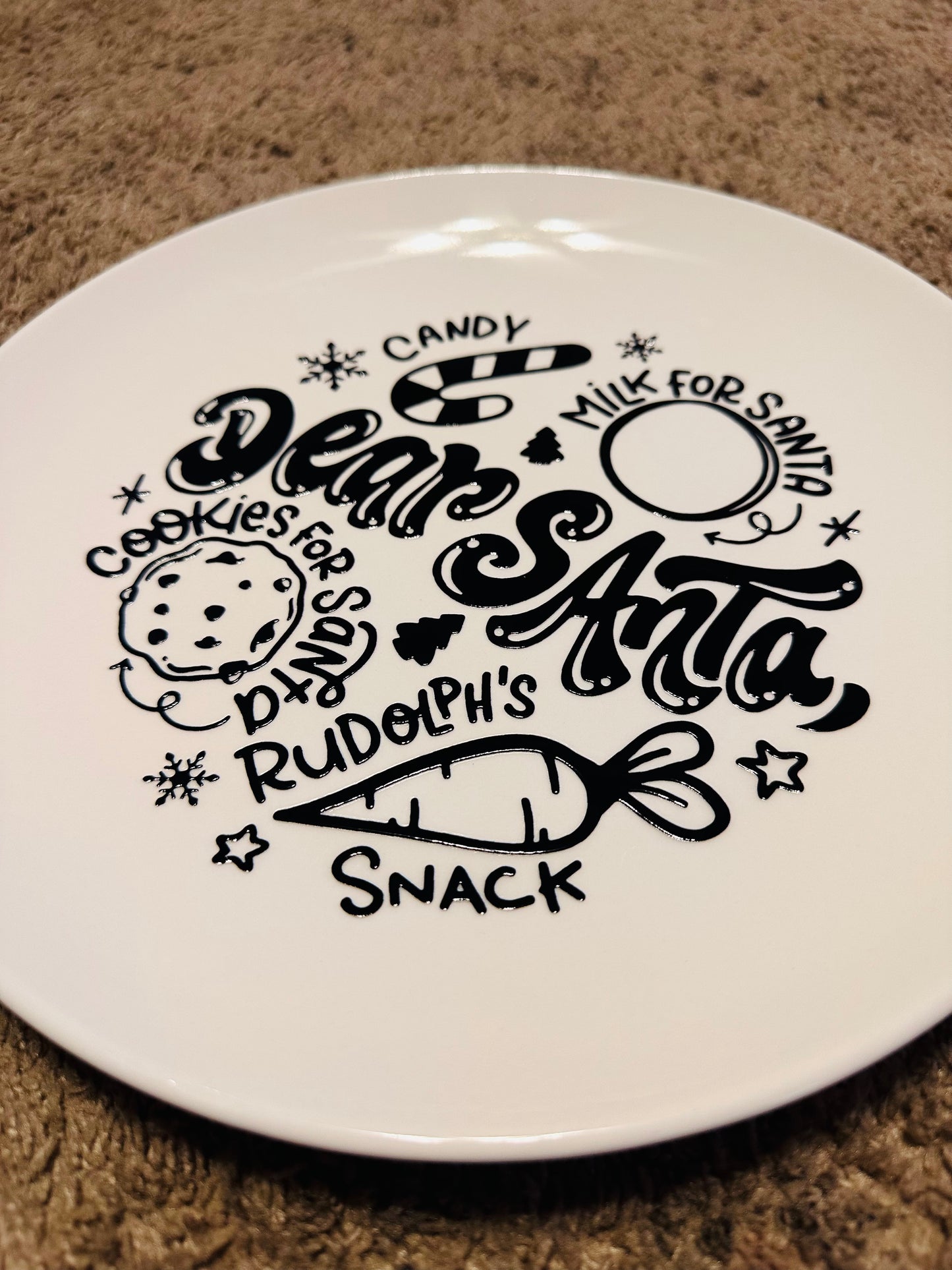 Santa plate