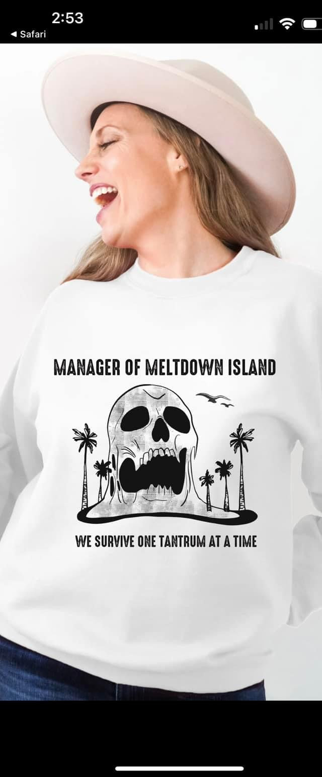 Meltdown Island Manager Sweater