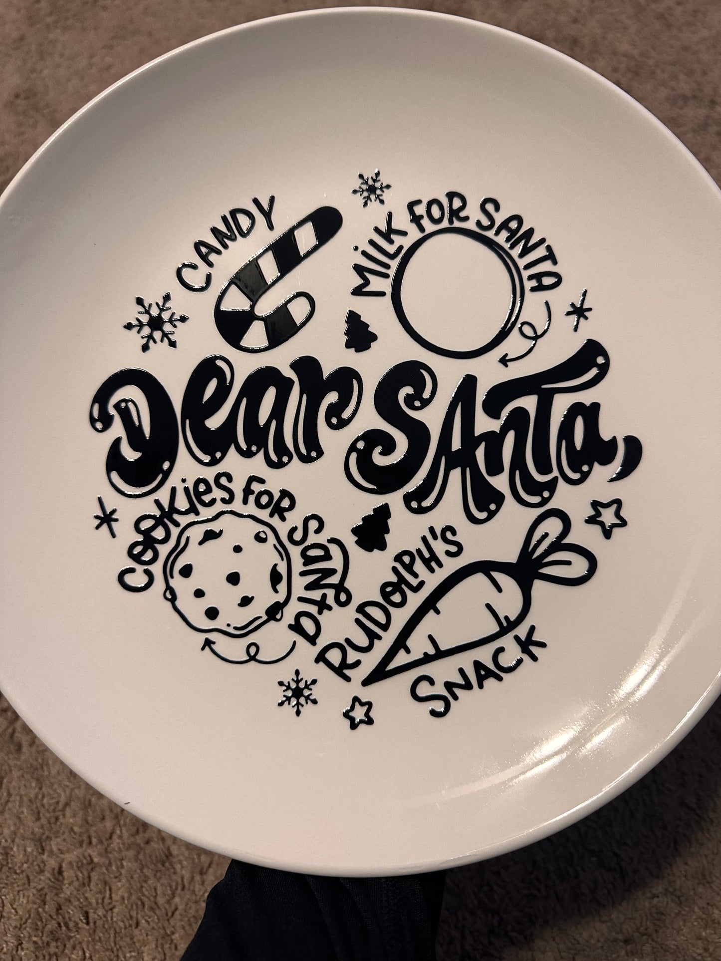 Santa plate