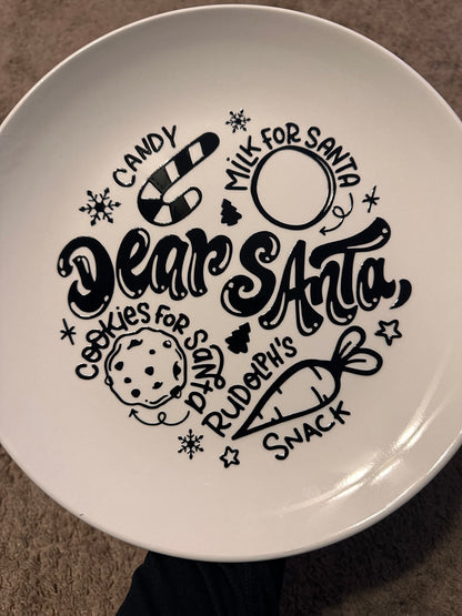 Santa plate