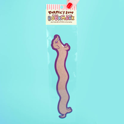 Long Weenie Dog Dachshund Funny Reading Gift Bookmark